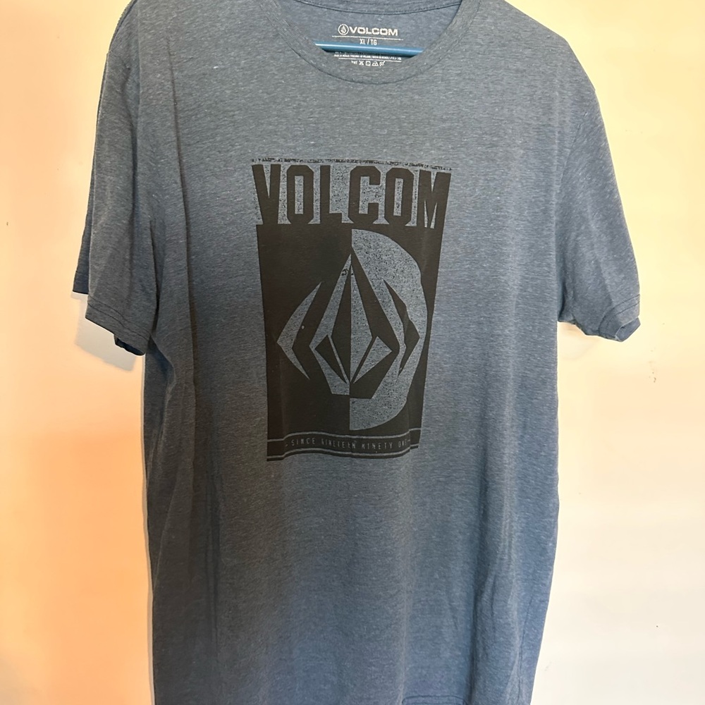 Volcom Slate Blue Graphic Tee